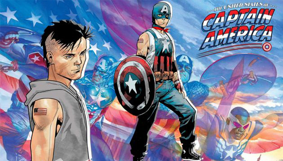 Aaron Fischer es un personaje en la nueva serie limitada de cómics de Marvel The United States of Captain America. 