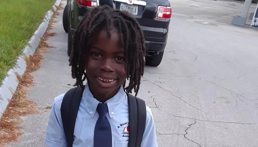 Clinton Stanley, Jr., 6, was turned away for his first day of school at A Book’s Christian Academy for wearing dreadlocks. (Photo: Clinton Stanley Sr.)
