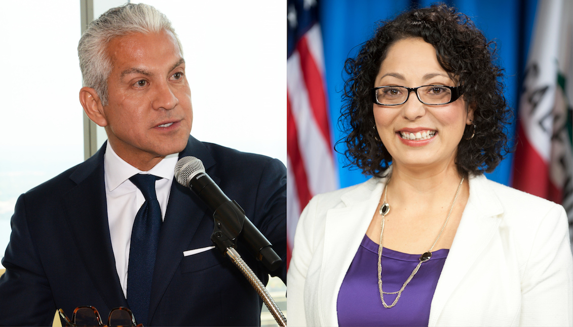 Javier Palomárez (R) and Cristina García (L) are two of the Latin American characters accused of sexual harassment in the United States.