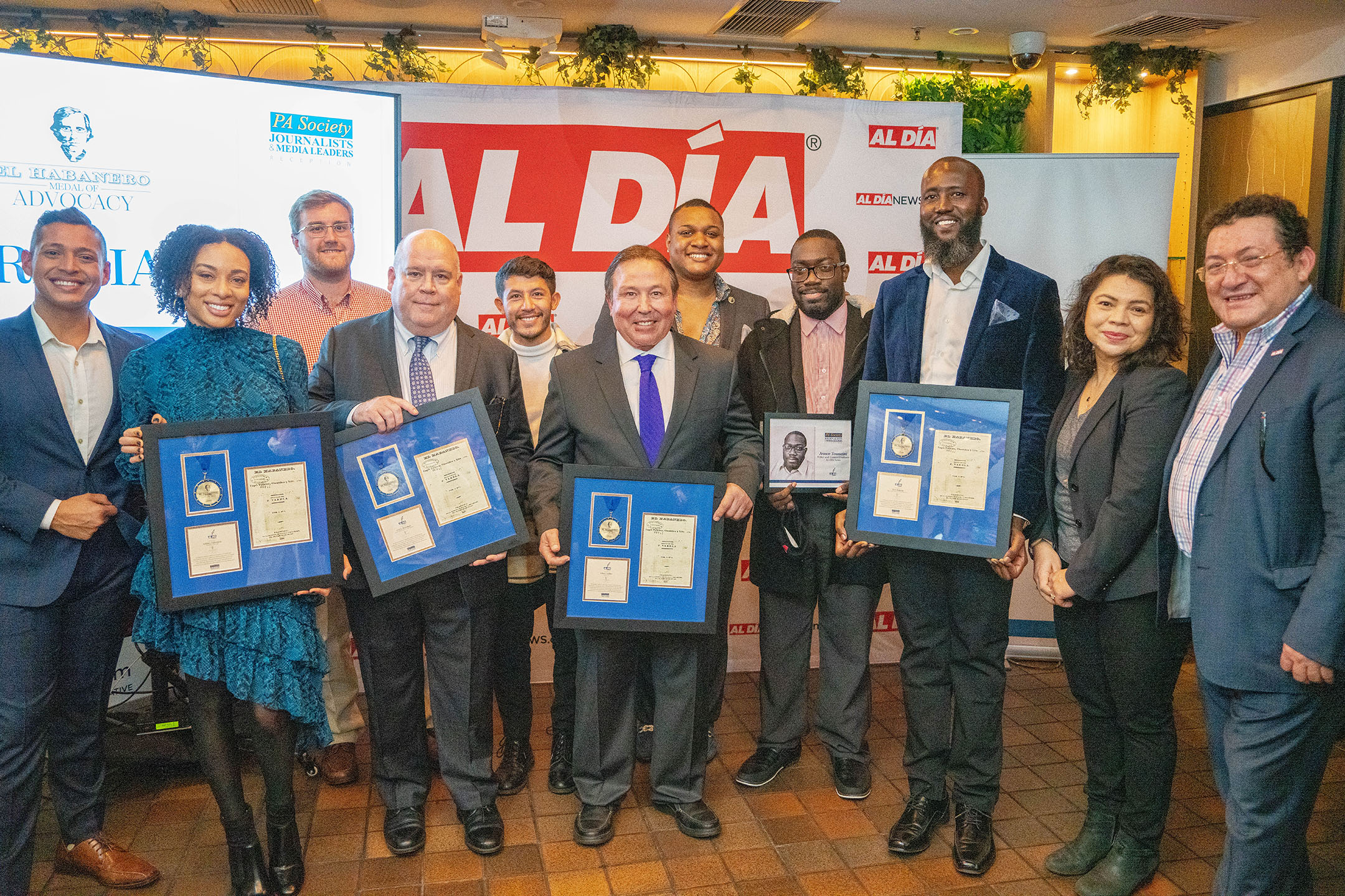 The annual PA Society reception was held in New York City December 3rd by the AL DIA Foundation.  Photos: Peter Fitzpatrick/AL DIA News