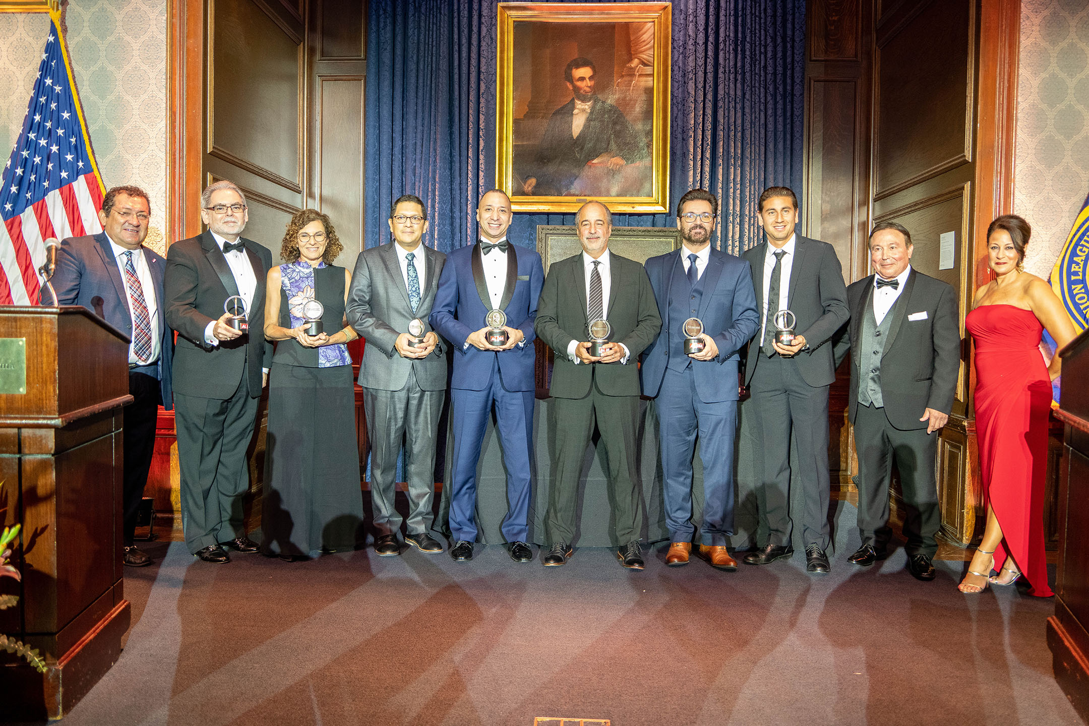 Ten outstanding Hispanic individuals were the inaugural recipients of the Ambassador Manuel Torres Award during the AL DIA Archetypes Gala September 24  Photos: Peter Fitzpatrick/AL DIA News