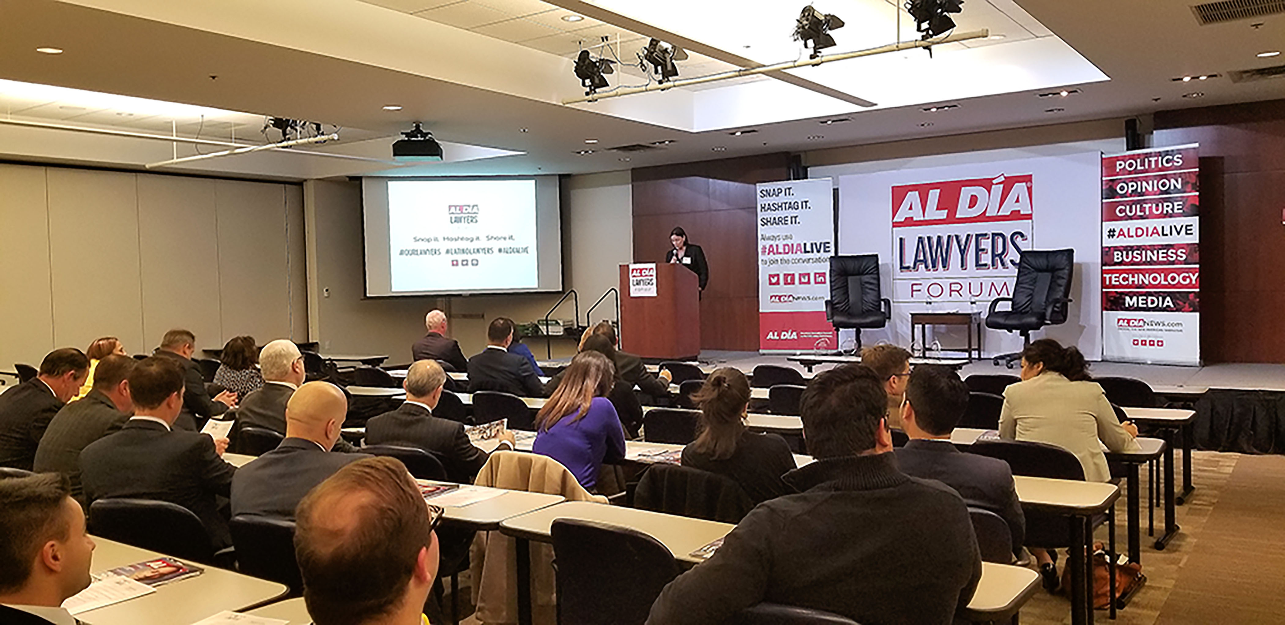 Lawyers from across the region gathered to the AL DIA Lawyers Forum in downtown Philadelphia November 8th.  Photos: Peter Fitzpatrick/AL DIA News