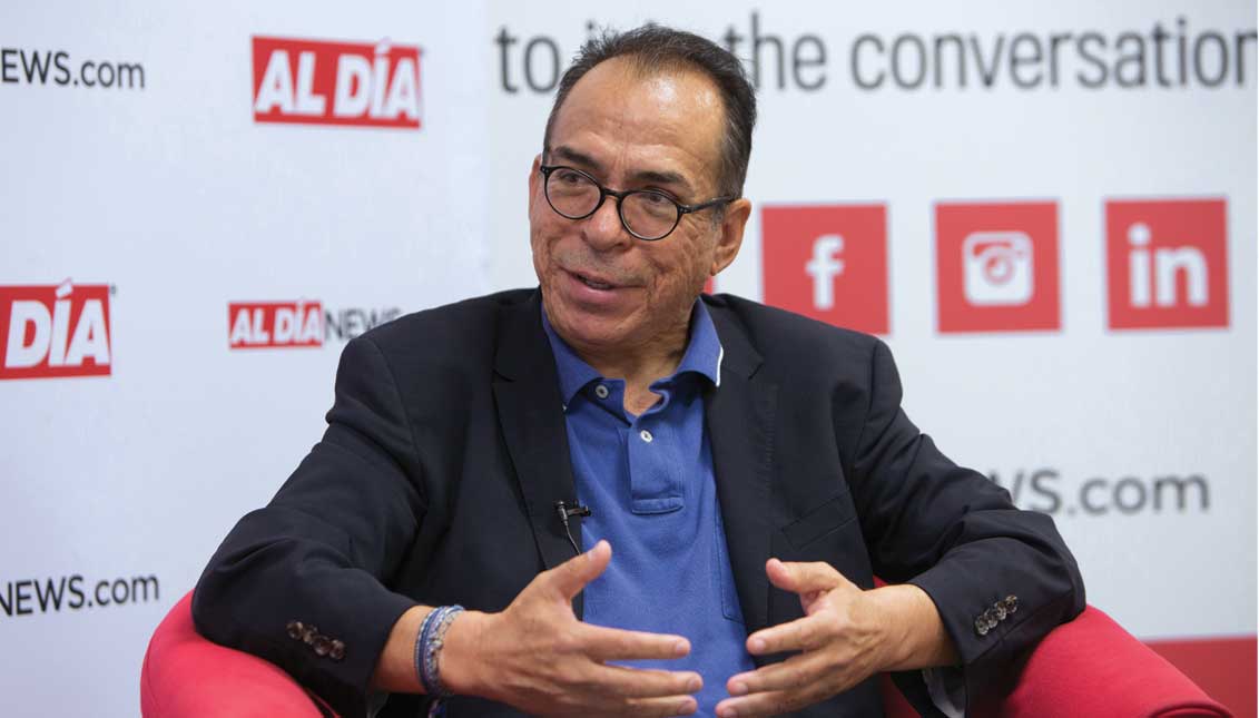 In a visit to AL DÍA News on June 4, Corchado expressed his happiness to be able to launch his book Homelands in Philadelphia, the city where he began his professional career. Samantha Laub / Al Dia News 
