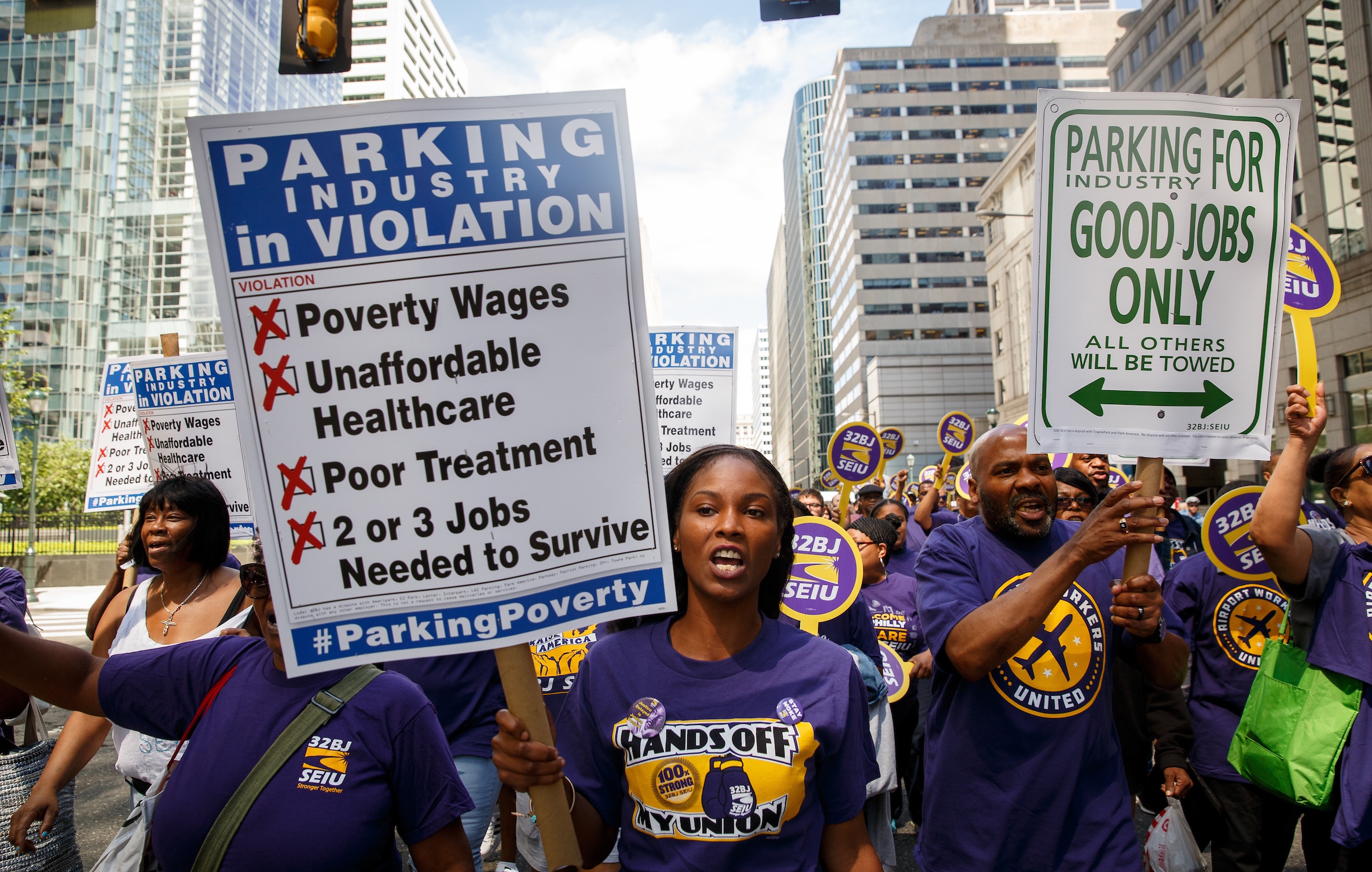 As questionable labor conditions turn into workers’ rights violations, LAZ Parking tries to prevent the Union from getting involved. Photo: 32BJ