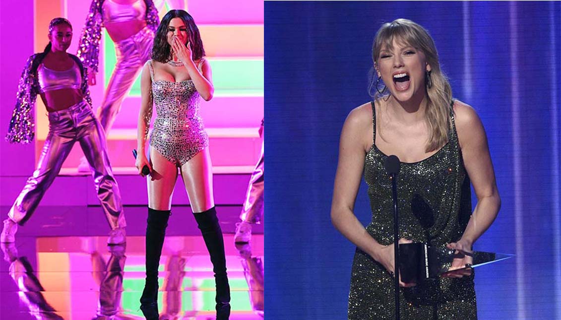 Selena Gomez and Taylor Swift, friends and winners in the AMAs 2019, a historic gala.