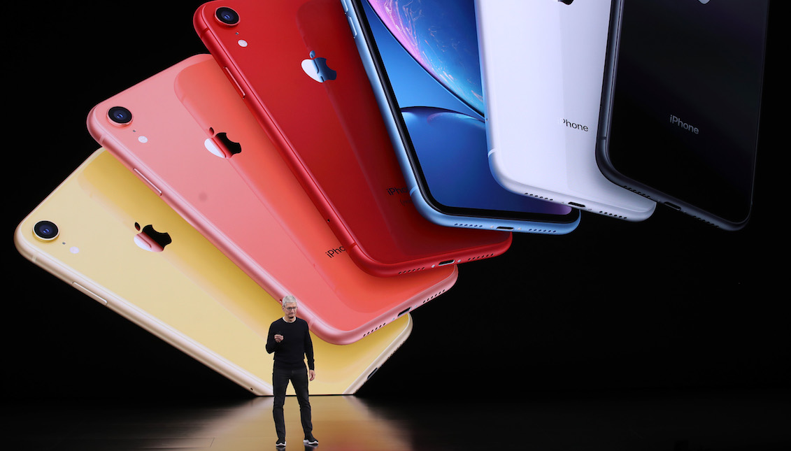 CUPERTINO, CALIFORNIA - SEPTEMBER 10: Apple CEO Tim Cook announces the new iPhone 11 as he delivers the keynote address during a special event on September 10, 2019 in the Steve Jobs Theater on Apple's Cupertino, California campus. Apple unveiled new products during the event. (Photo by Justin Sullivan/Getty Images)