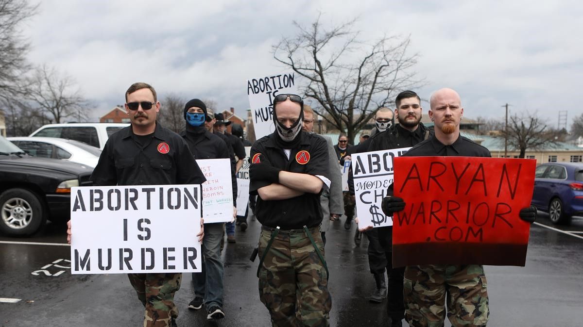 March against abortion in Arkansas. March 2019 image. /Jim Urquhart, Reuters.