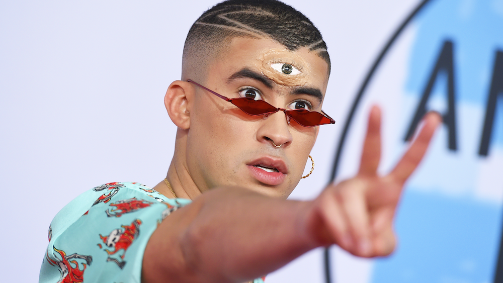 Bad Bunny at the 2018 AMAs. 