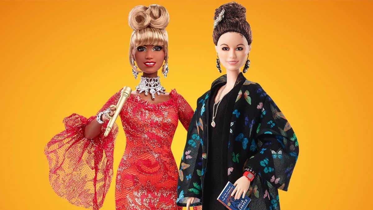 Celia Cruz and Julia Alvarez in Barbie version. 