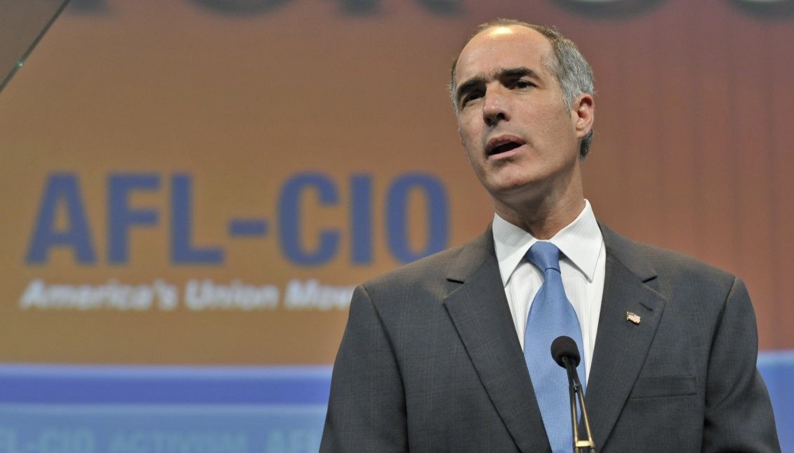 Democrat Senator Bob Casey is an opponent of Trump's immigration policies. A photo of Casey in 2009/ Wikimedia.  
