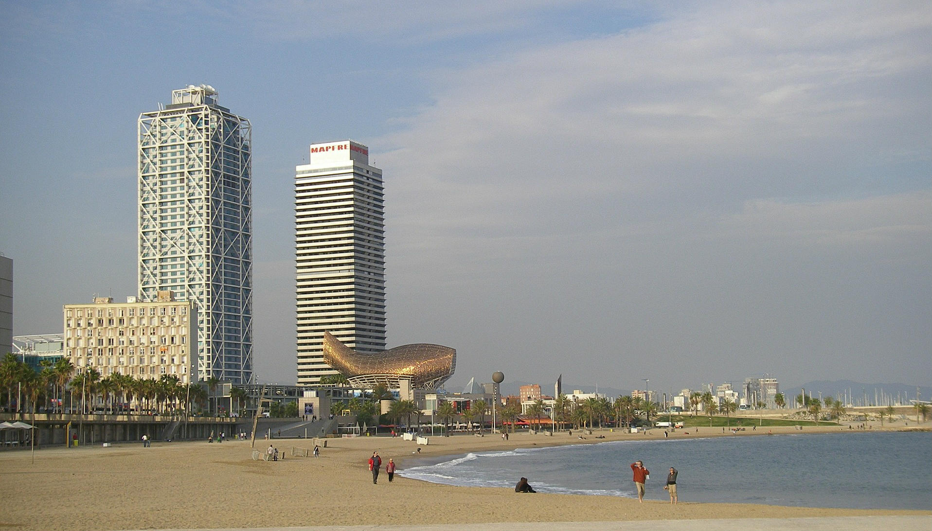 La playa de Barcelona. Foto: andriusm