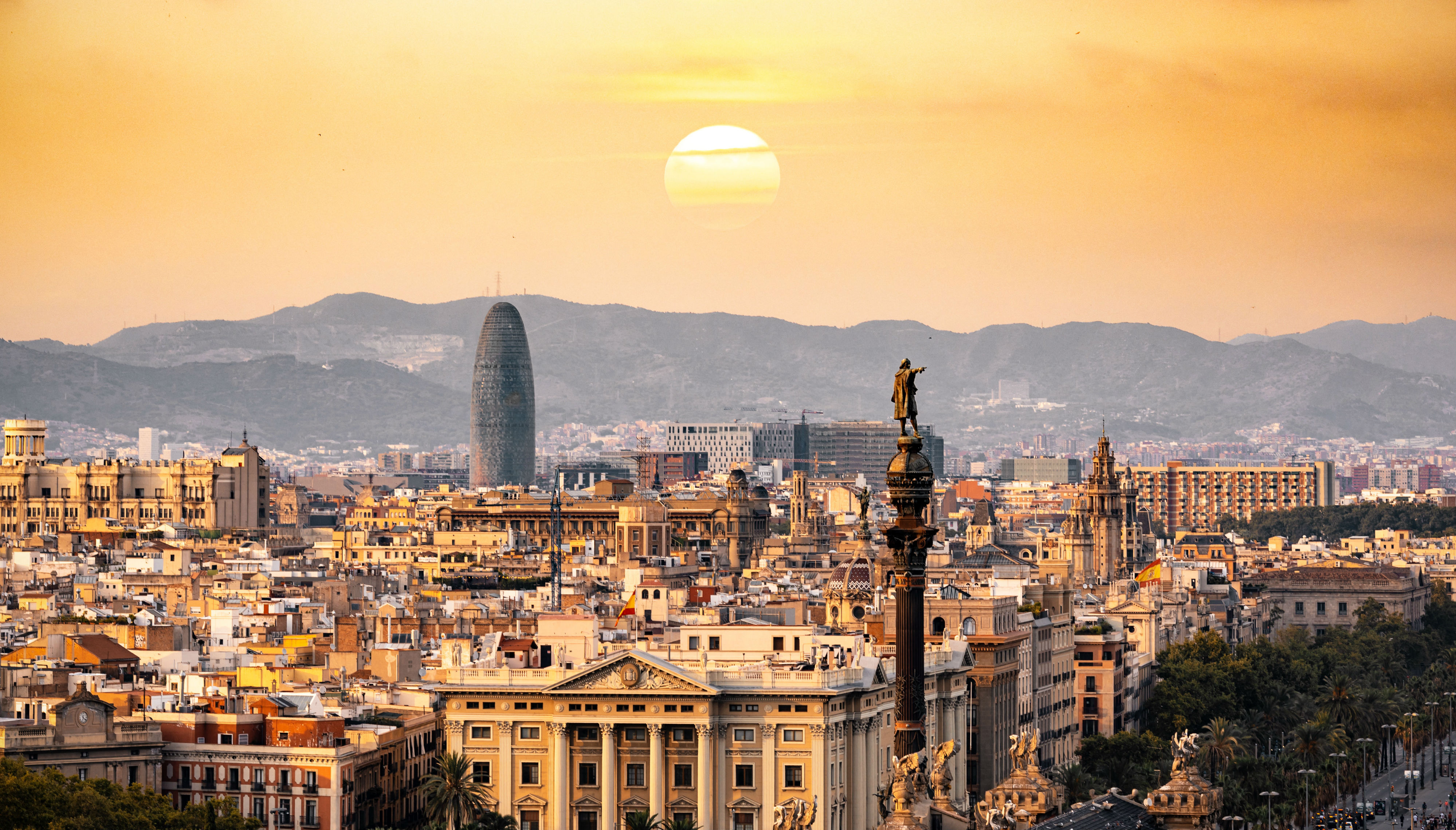 Barcelona, a vista de pájaro. Foto: Aleksandar Pasaric
