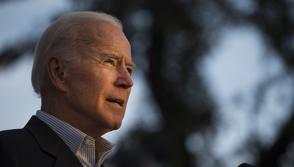 SAN ANTONIO, TX - DECEMBER 13: Democratic presidential candidate and former U.S. Vice President Joe Biden speaks at a community event while campaigning on December 13, 2019, in San Antonio, Texas. (Photo by Daniel Carde/Getty Images)