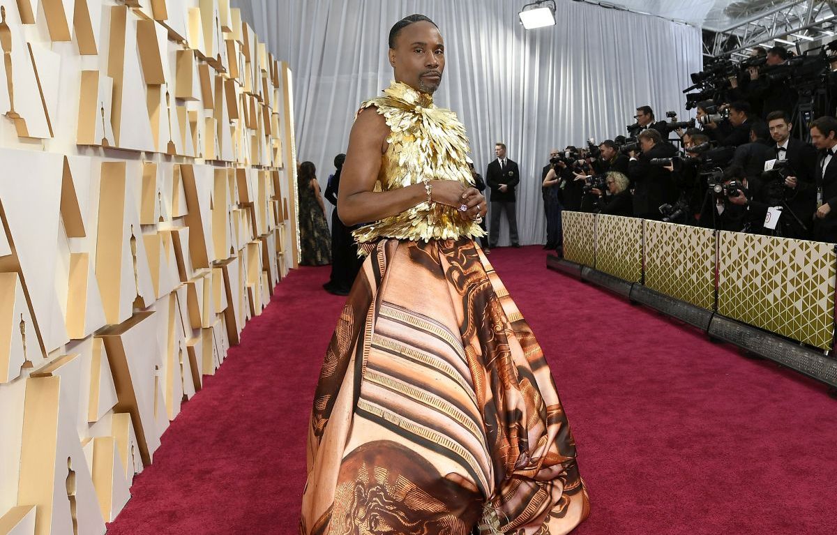 Billy Porter on the red carpet. Getty images.