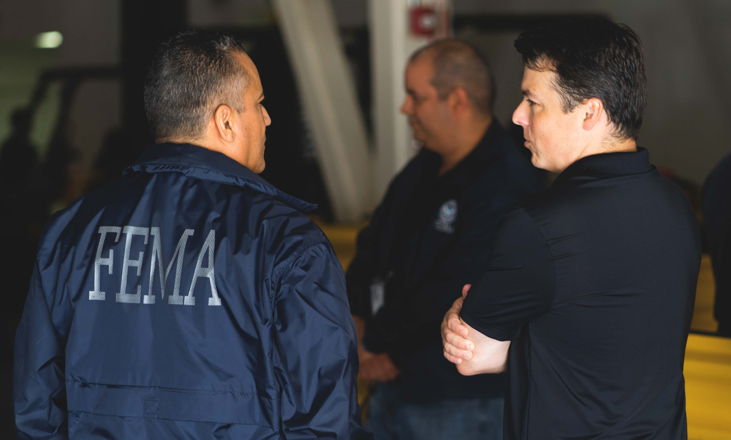 Congressman Brendan Boyle meets with FEMA in Puerto Rico.