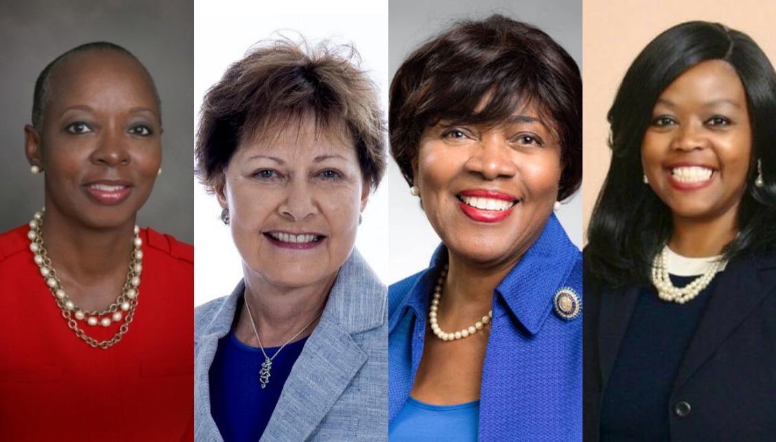 D.D Adams (NC-5), Janet Garrett (OH-4), Linda Coleman (NC-2), Jeannine Lake (IN-6)