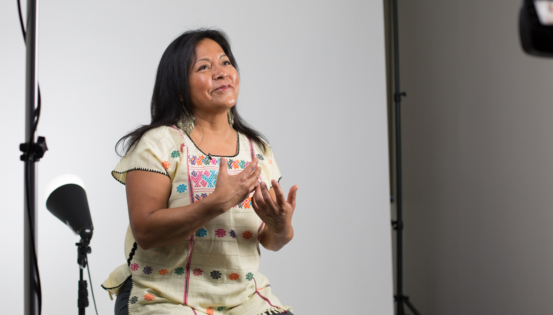 Carmen Guerrero, cofundadora de Coalición Fortaleza Latina, una organización proinmigrantes en Norristown. Foto: Samantha Laub / AL DÍA News