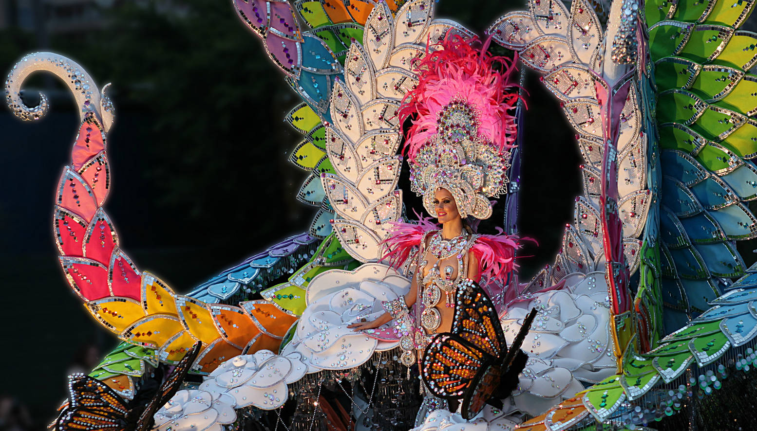 El carnaval de Santa Cruz de Tenerife es uno de los más famosos del mundo. Foto: Philippe Teuwen
