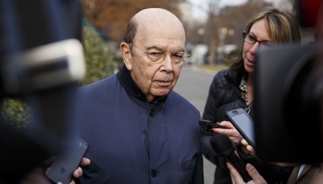 En la foto: Secretario de Comercio de la Administración Trump, Wilbur Ross. Foto: Getty.