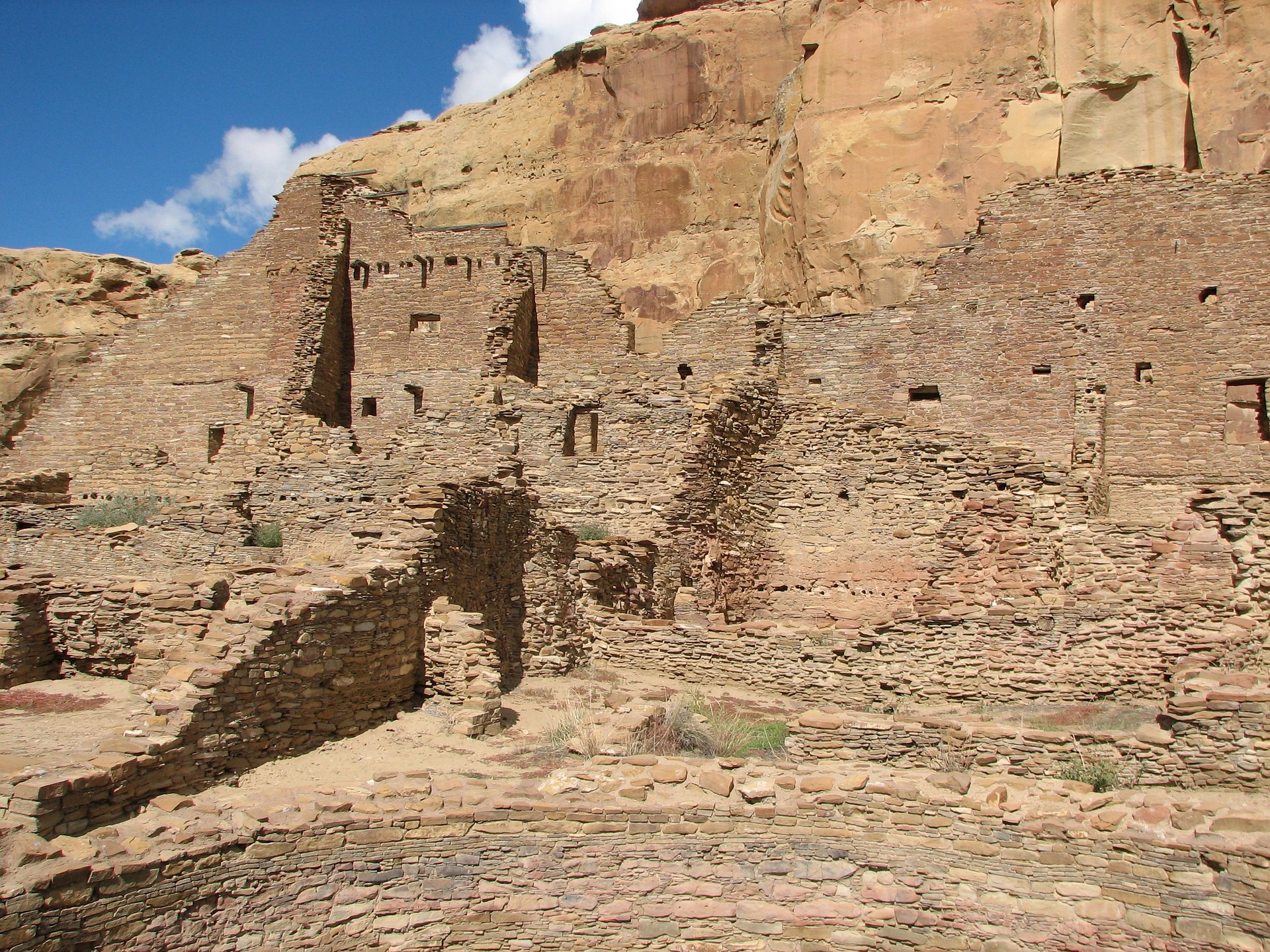 Chaco Canyon, New Mexico is the site of one of the most impressive feats of Native American architecture. Photo: Pixabay.
