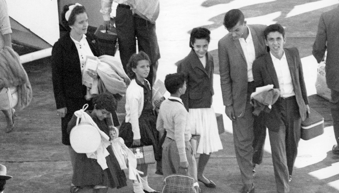 Operation Pedro Pan was the largest exodus of young people in the continent's modern history, where thousands of Cuban children fled the Castro Revolution and found refuge in Miami. Courtesy of Barry University.