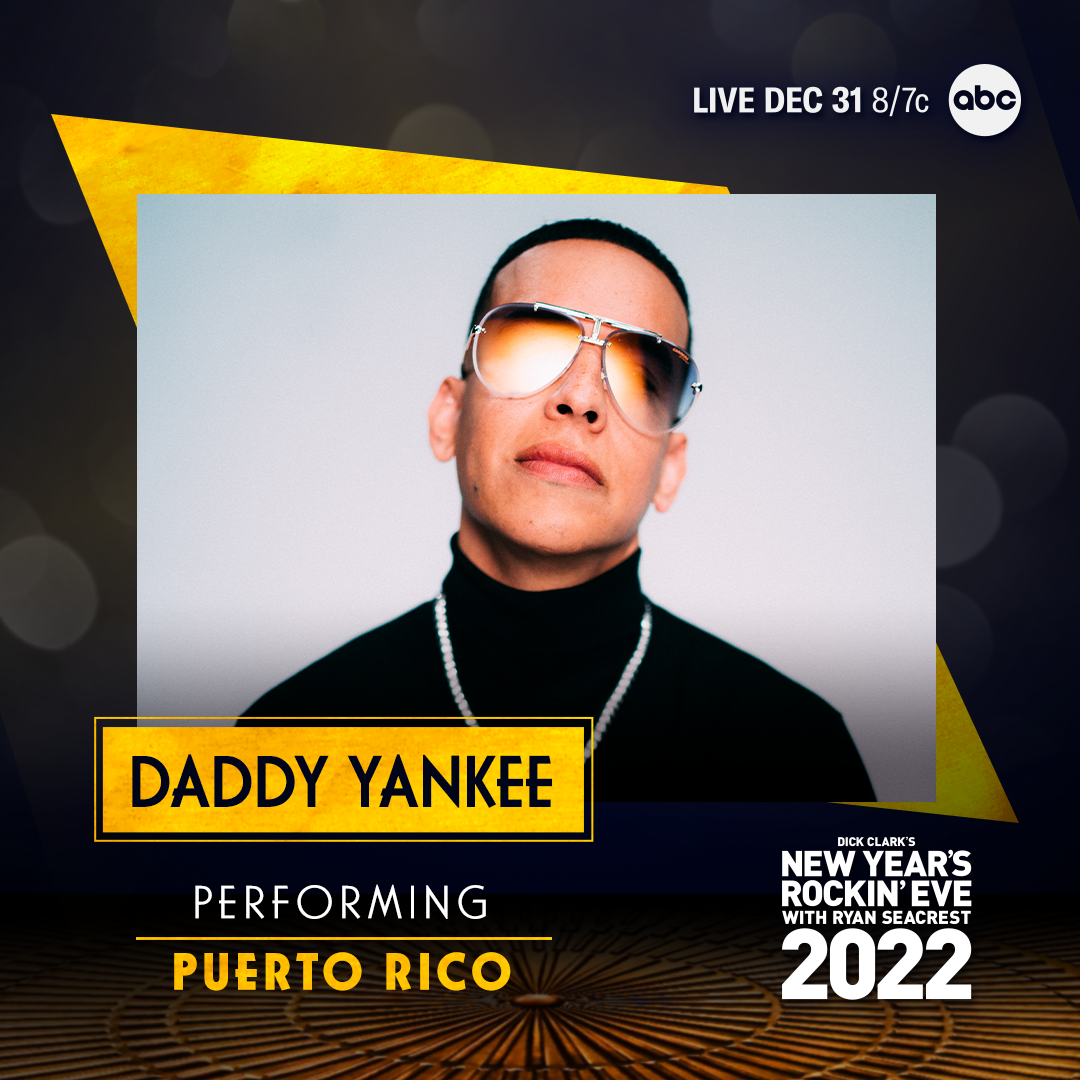 Daddy Yankee is confirmed for the first Spanish-language 'Dick Clark's New Year's Rockin' Eve' countdown.