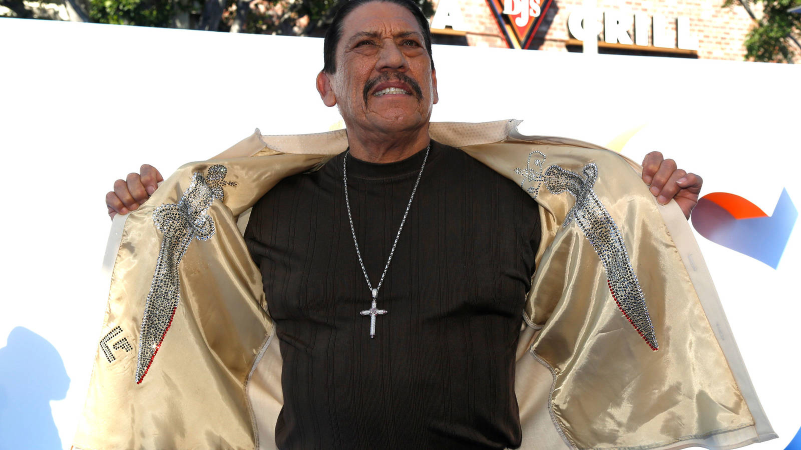 Danny Trejo en el estreno de uno de sus films (Reuters)