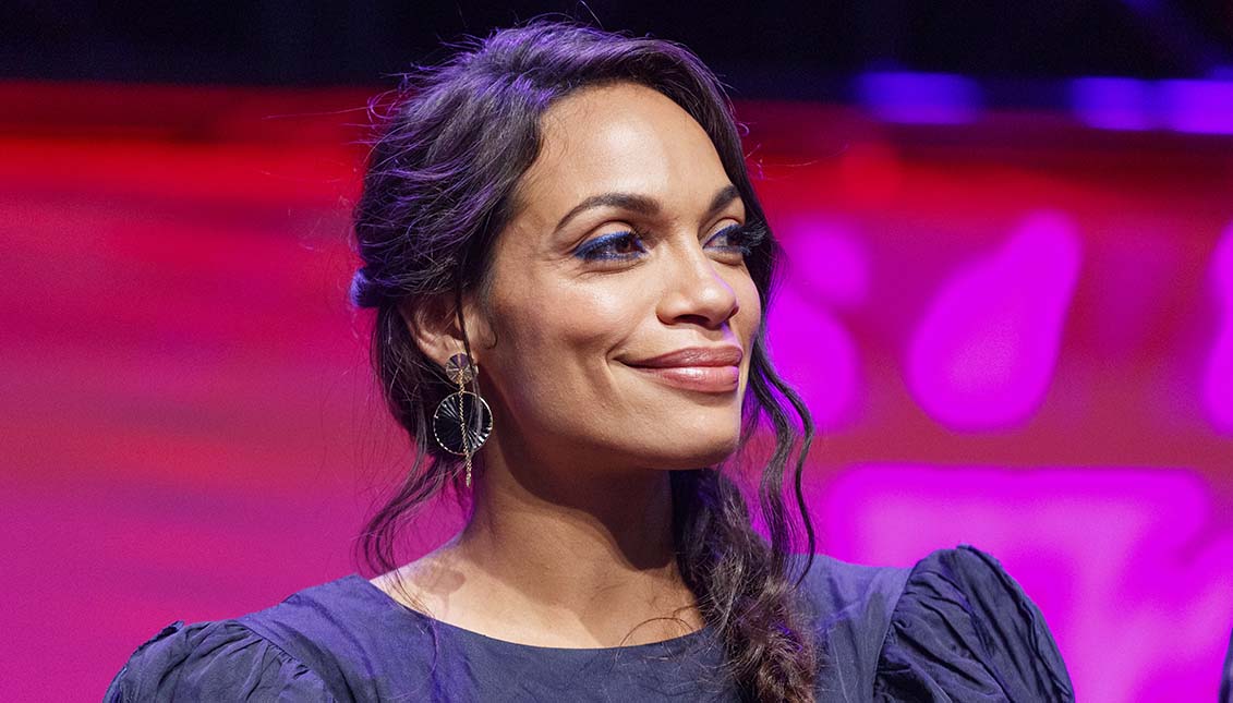 Rosario Dawson presentando "Zombieland 2" el pasado 12 de octubre en Los Angeles. Foto de Rich Polk. Getty Images. 