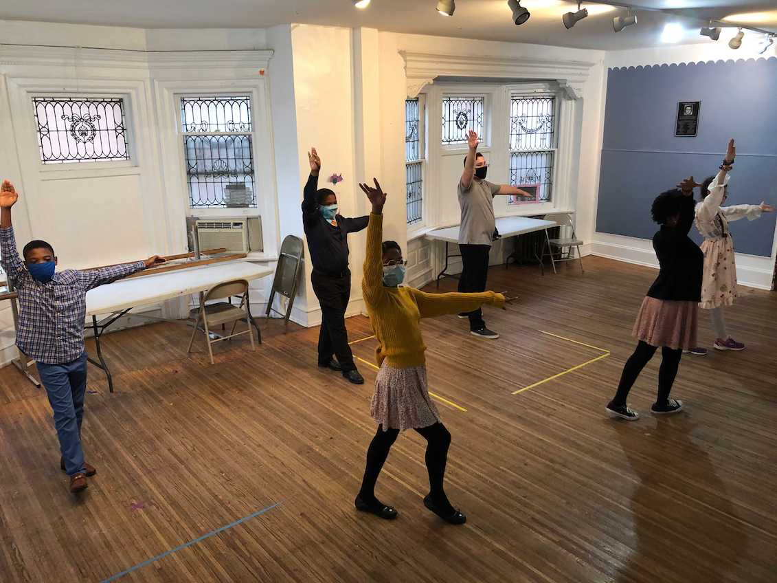 A Dancing Classrooms Philly lesson in session. Photo: Andrew Polunin