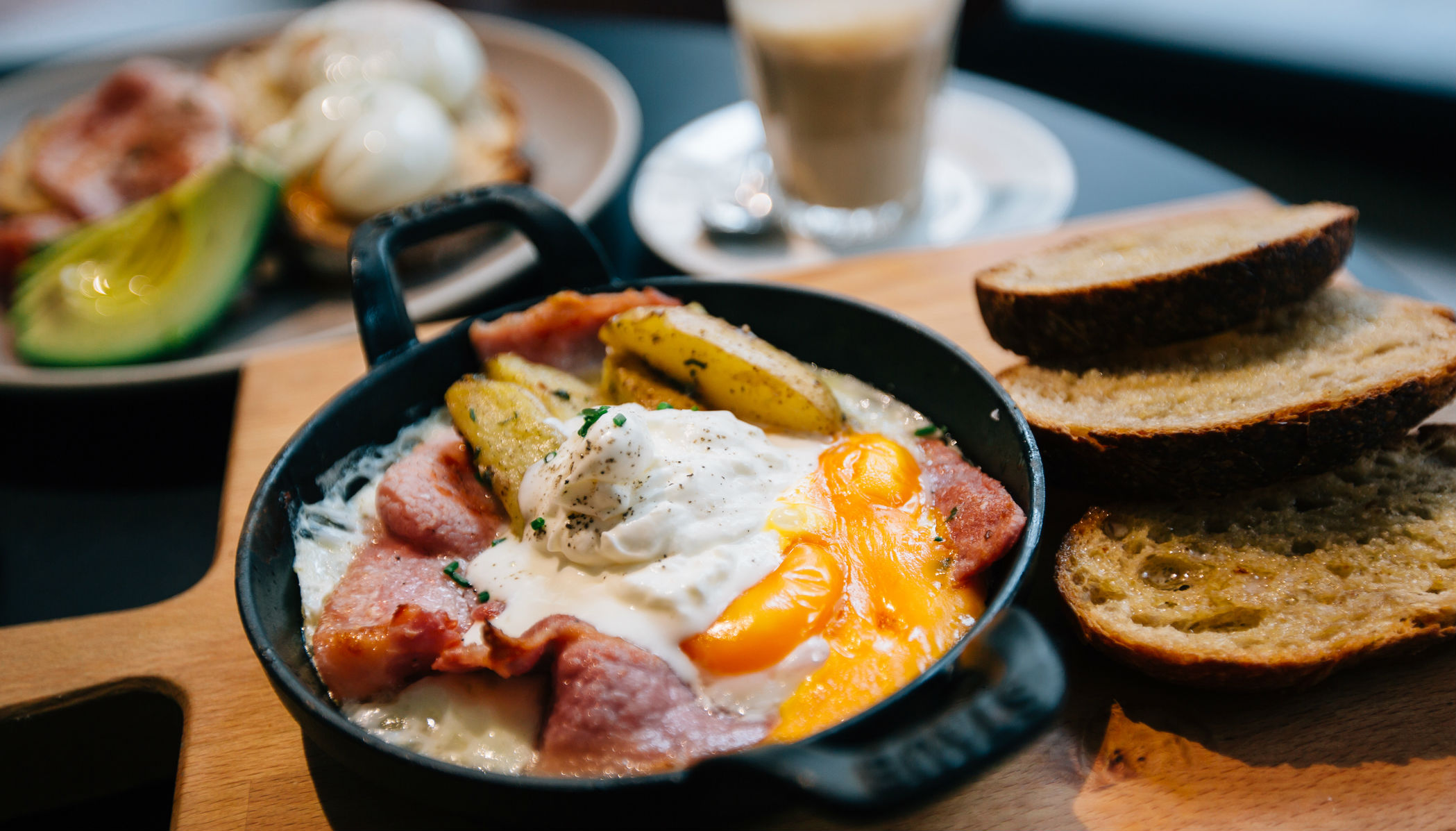 Recuperar los desayunos de tenedor es posible en Barcelona. 
