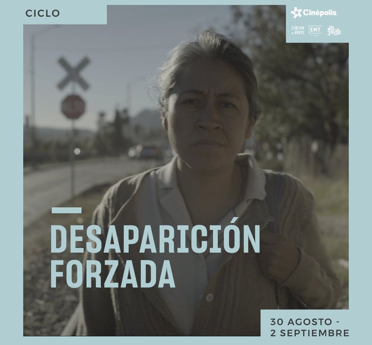 Poster of the "Cycle: Enforced Disappearances".