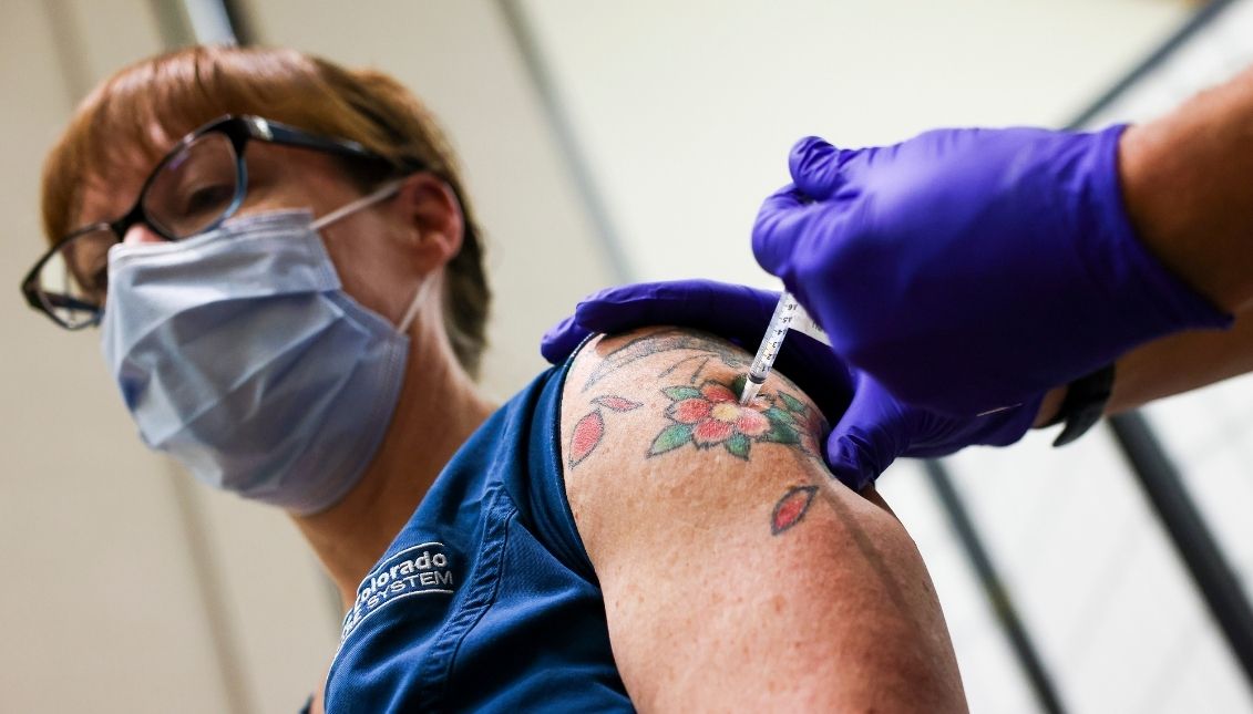 The third dose of the Pfizer vaccine has not yet been licensed by the FDA. Photo: Getty Images