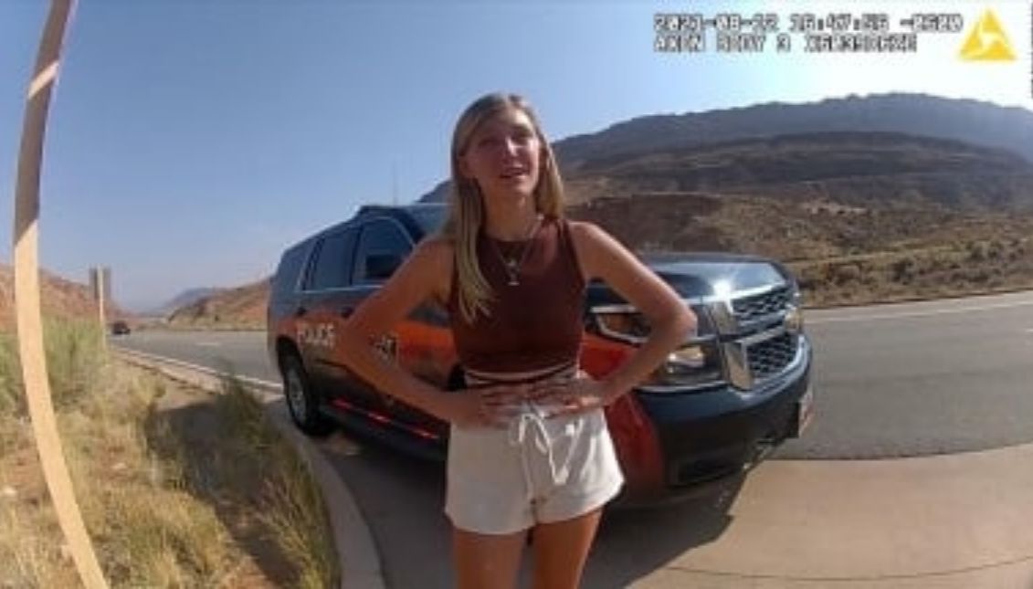 Gabby Petito, missing since September 11. Photo: Moab police body camera.