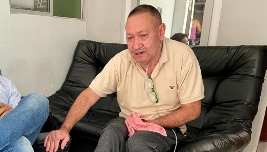 Victor Escobar is the first Colombian to receive euthanasia. Photo: Twitter @luiscgiraldo