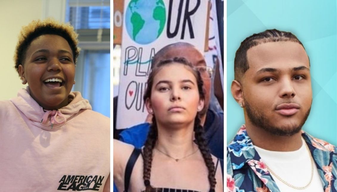 Asthon, Nalleli and Luis are some of the young Latinos who are making changes in the country. Photo: Collage photos Instagram