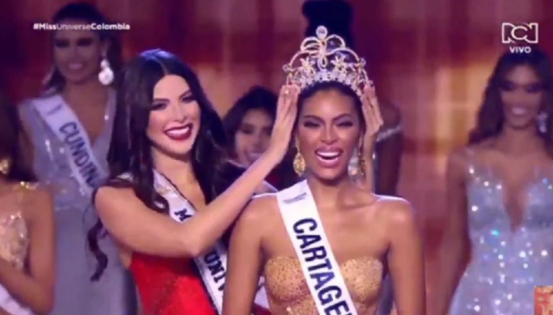 Valeria Ayos fue coronada como la nueva Miss Universe Colombia. Foto: Captura de video