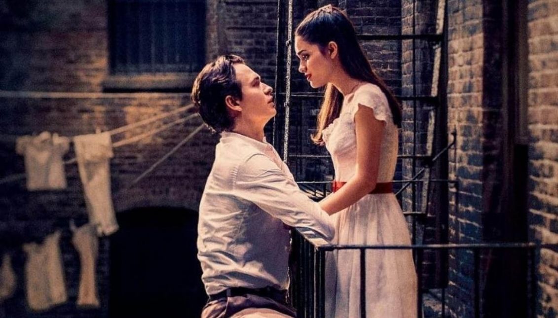 'West Side Story' stars Ansel Elgort and Rachel Zegler. Photo: Official Poster 