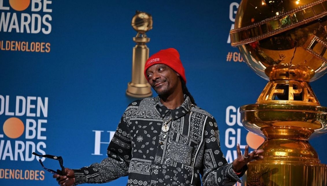 Snoop Dog was in charge of announcing the list of nominees. Photo: Golden Globes