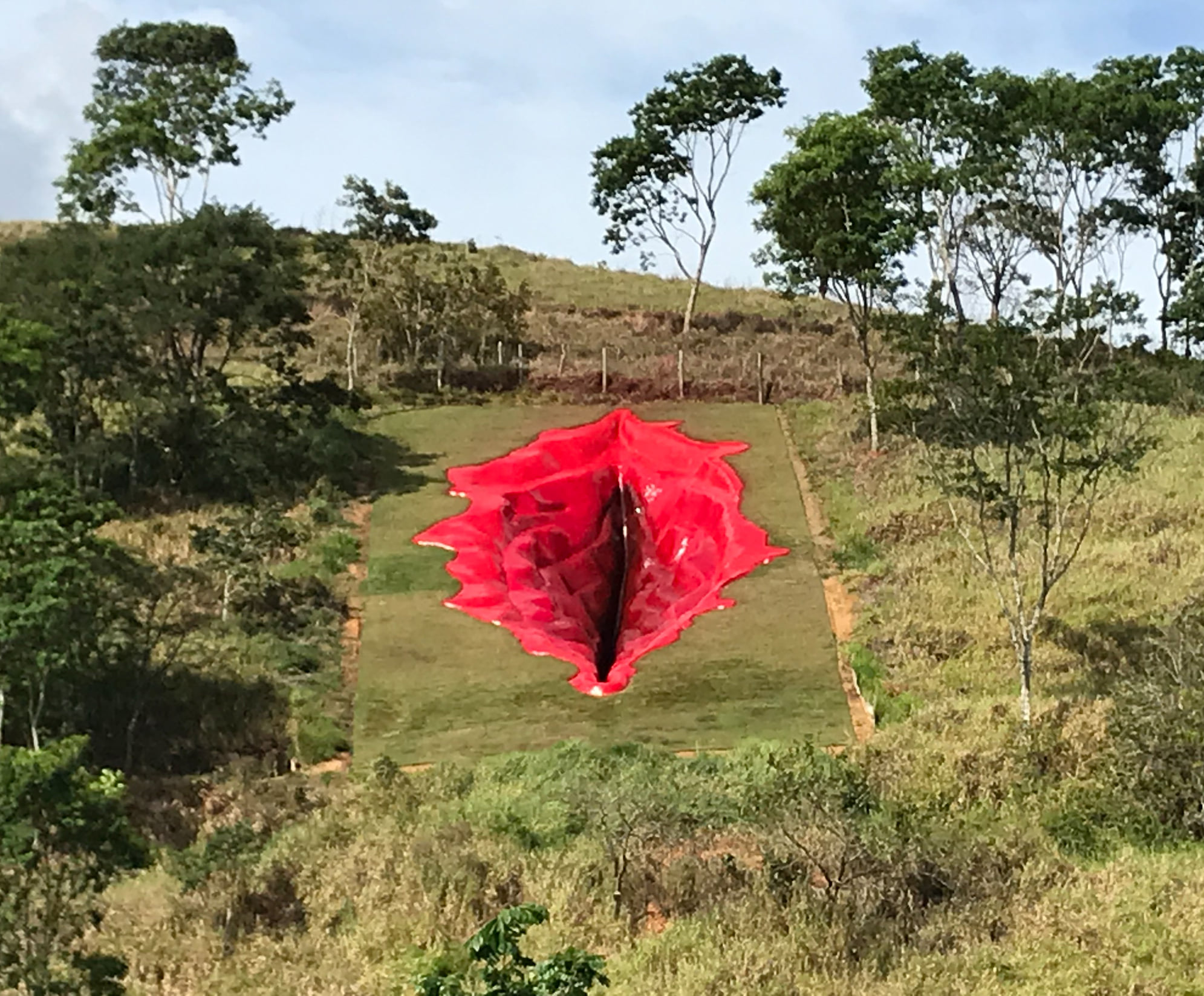 'Diva', a controvertial sculpture in Brazil. Photo from Facebook: Juliana Notari