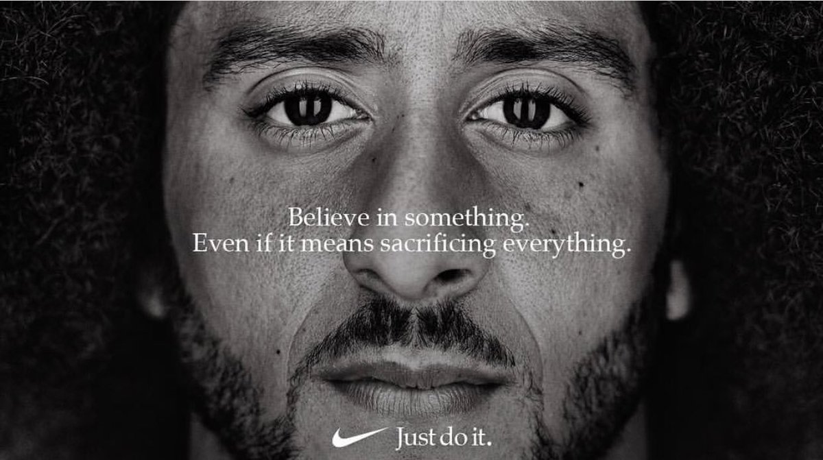 The new ad for the 30th anniversary of the "Just Do It" campaign features Colin Kaepernick. (Photo: Nike campaign)
