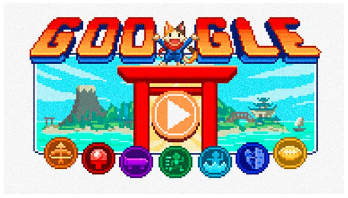 Google doodle Tokyo 2020. Google.com