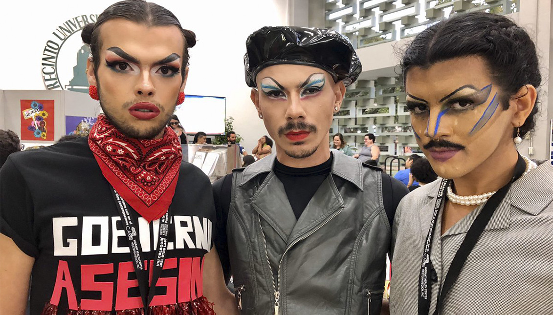 Miembros del colectivo Drag Haus of Vanguardia. Photo: Twitter
