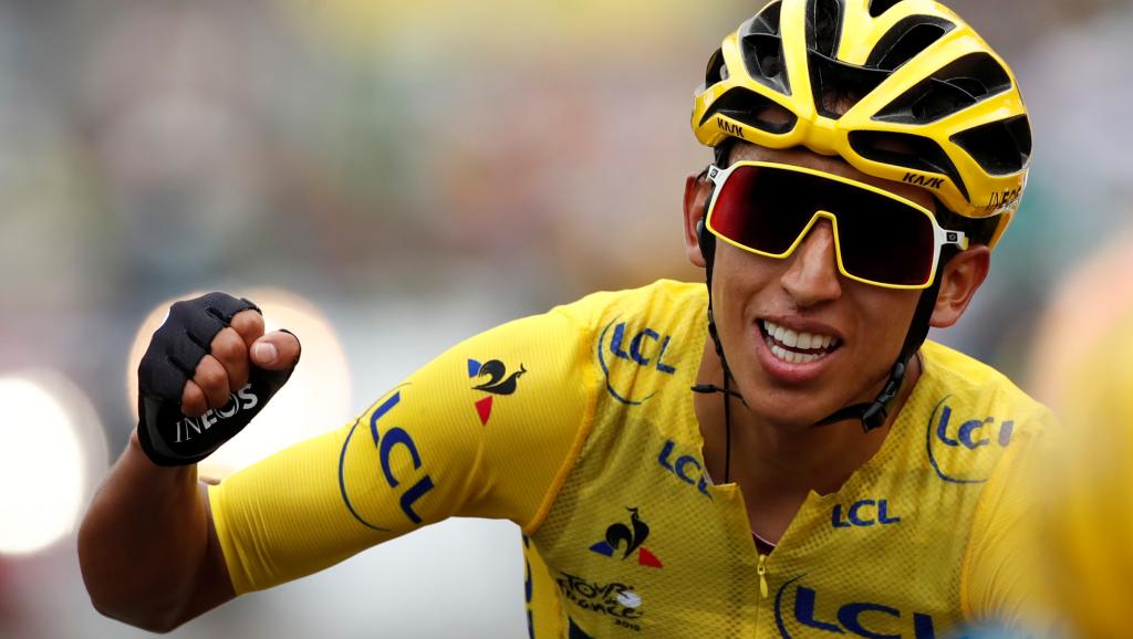 Egan Bernal at 22 years-old becomes the first Colombian cyclist to win the Tour de France. Photo: Christian Hartmann / Reuters