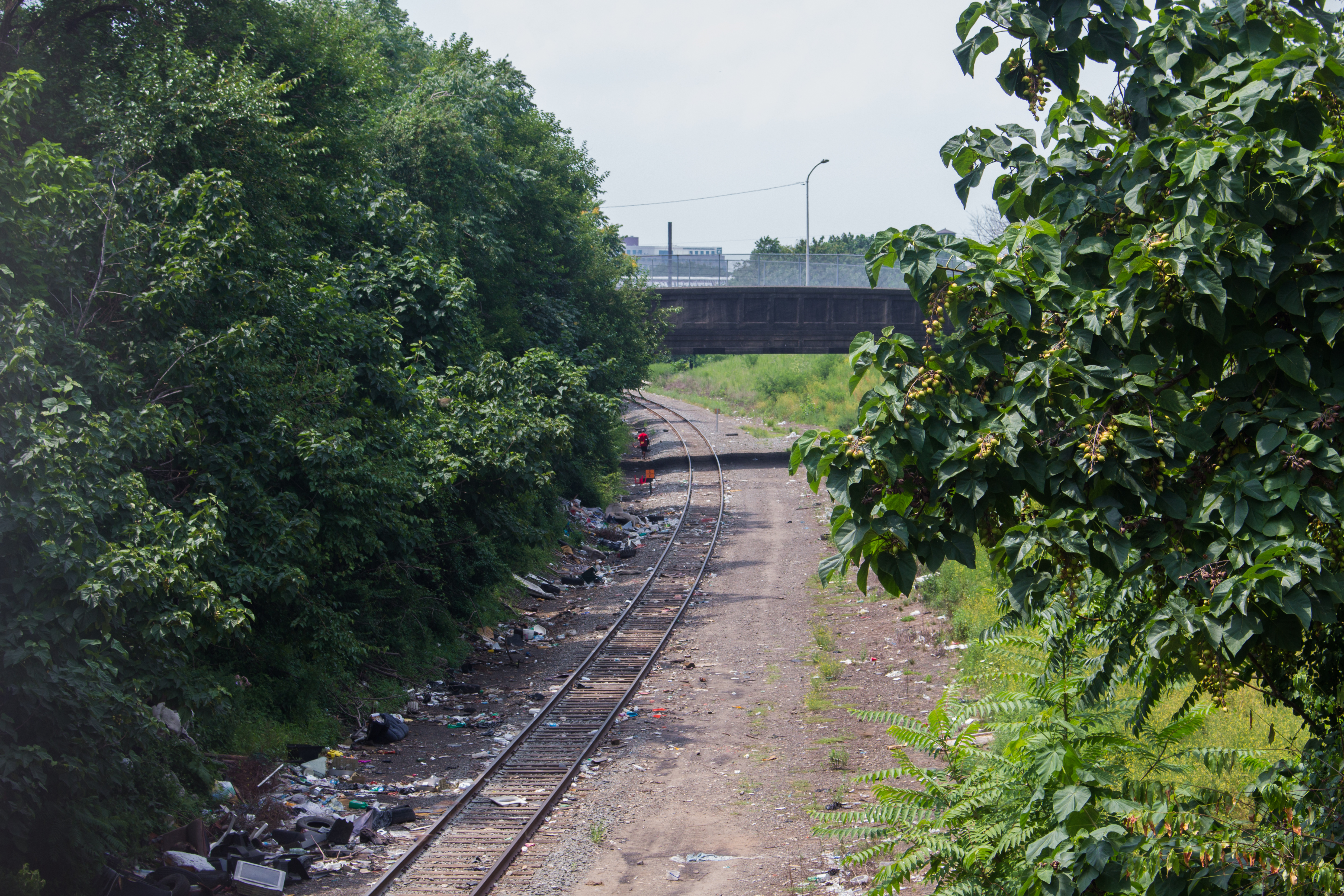 "El Campamento," was a location in North Philly notorious for open-air drug use. It was shut down last year. Photo: Yesid Vargas / AL DÍA News