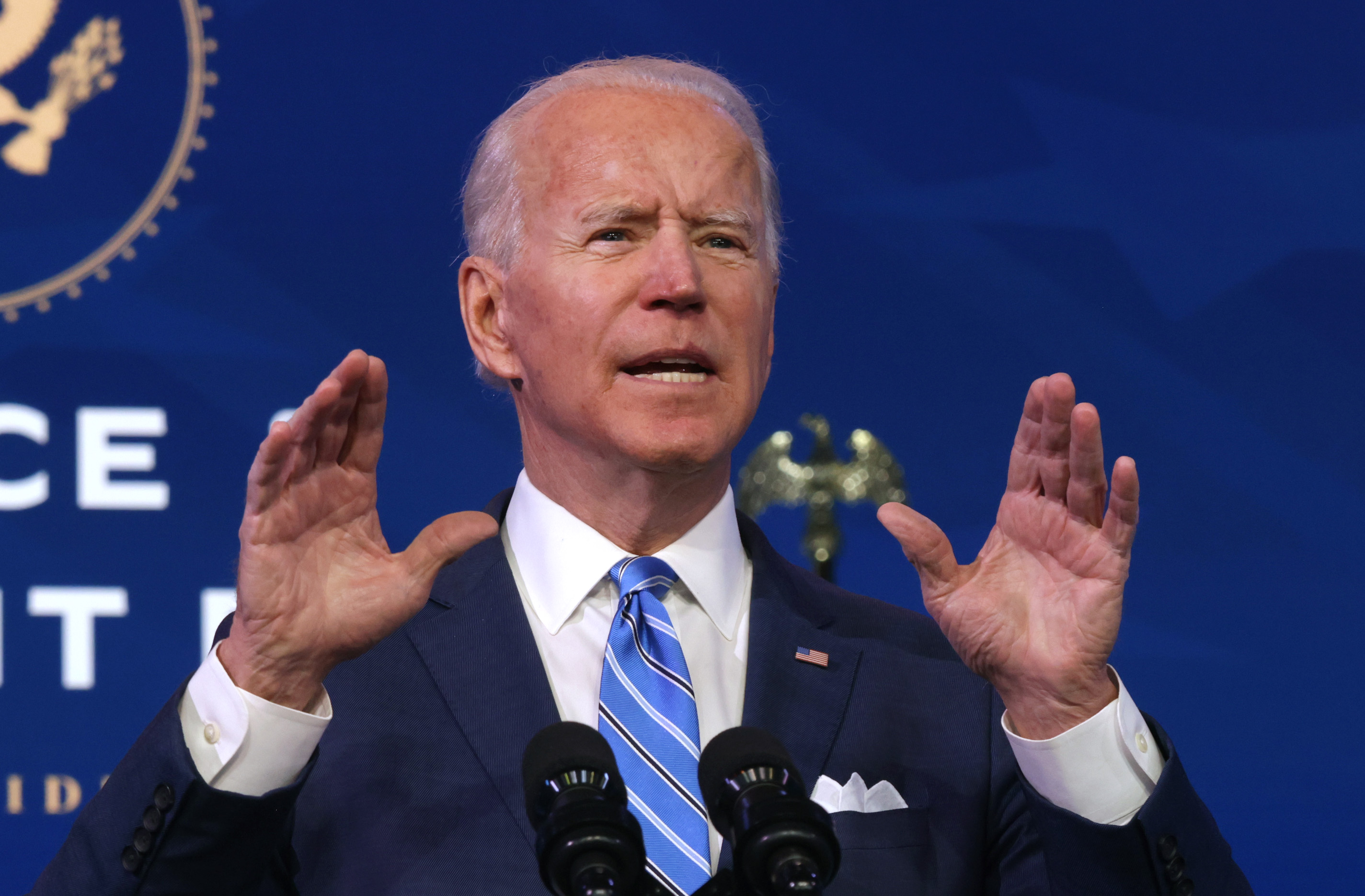 Joe Biden's American Families Plan includes a monthly child tax credit. Photo: Alex Wong/Getty Images