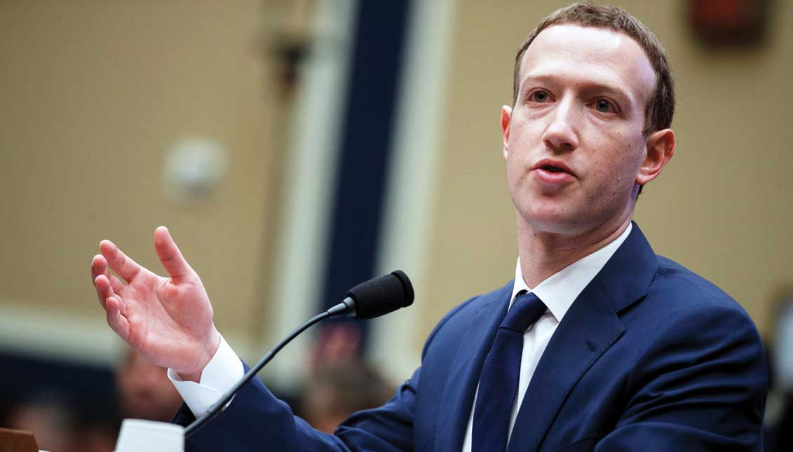 Mark Zuckerberg during his hearing before Congress. Source: EFE.