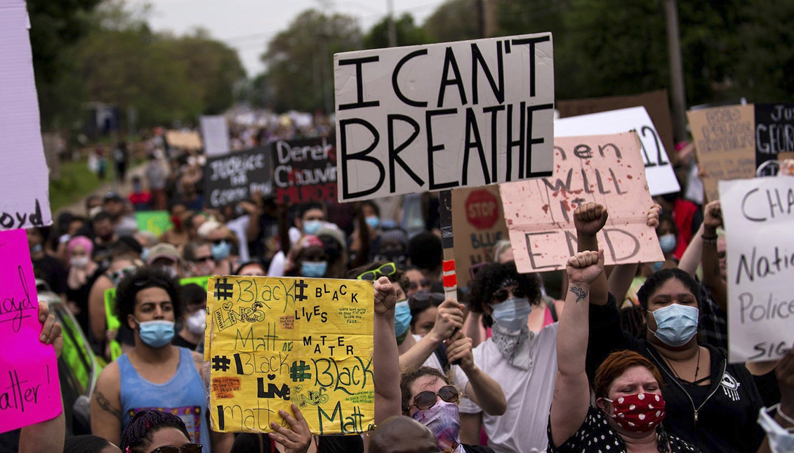 Manifestaciones en Minneapolis tras la muerte de Floyd. Photo: Getty Images