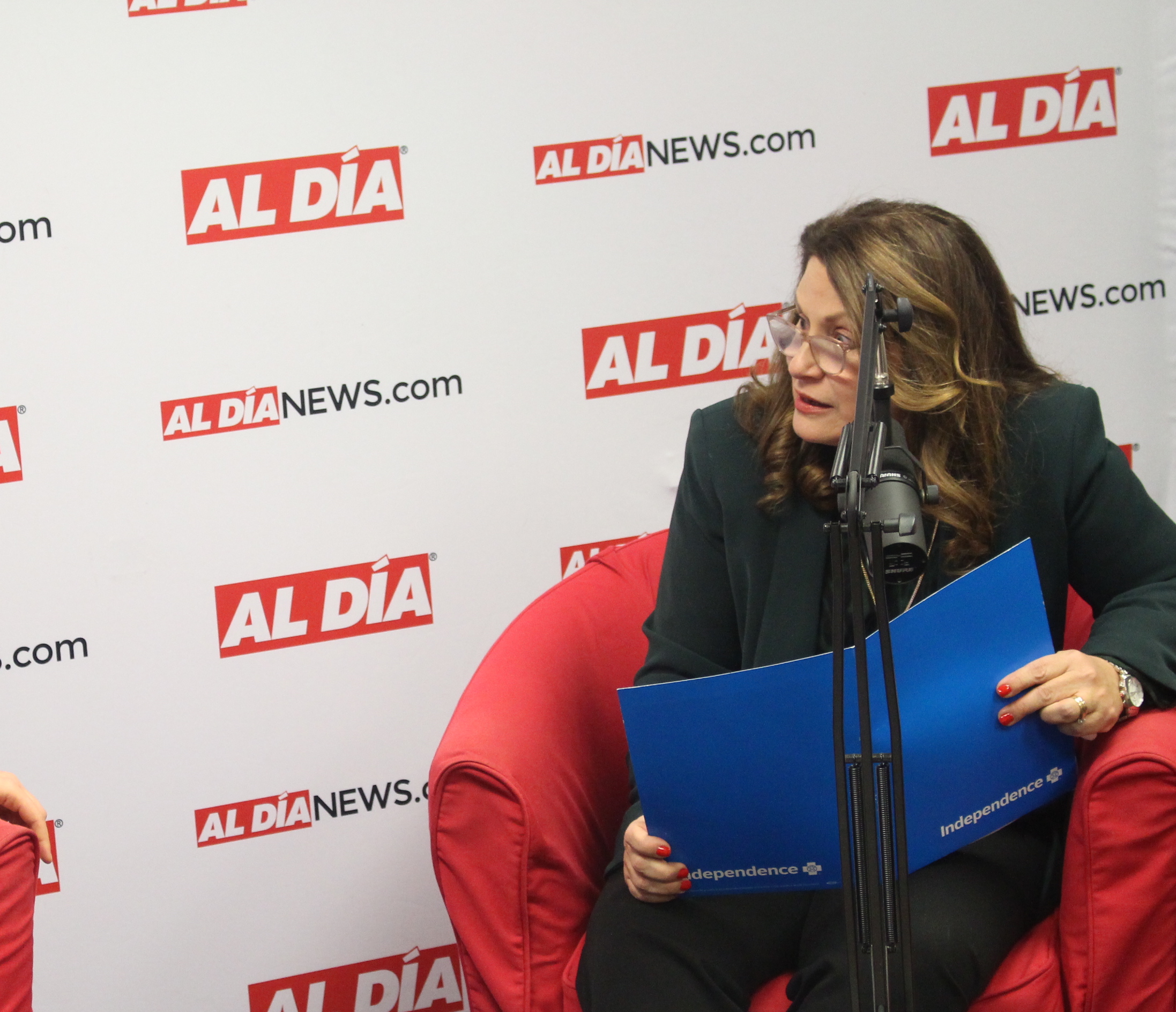 Dr. Patricia Guerra-García of Independence Blue Cross visited AL DÍA News on Dec. 2. Photo: Jensen Toussaint / AL DÍA News