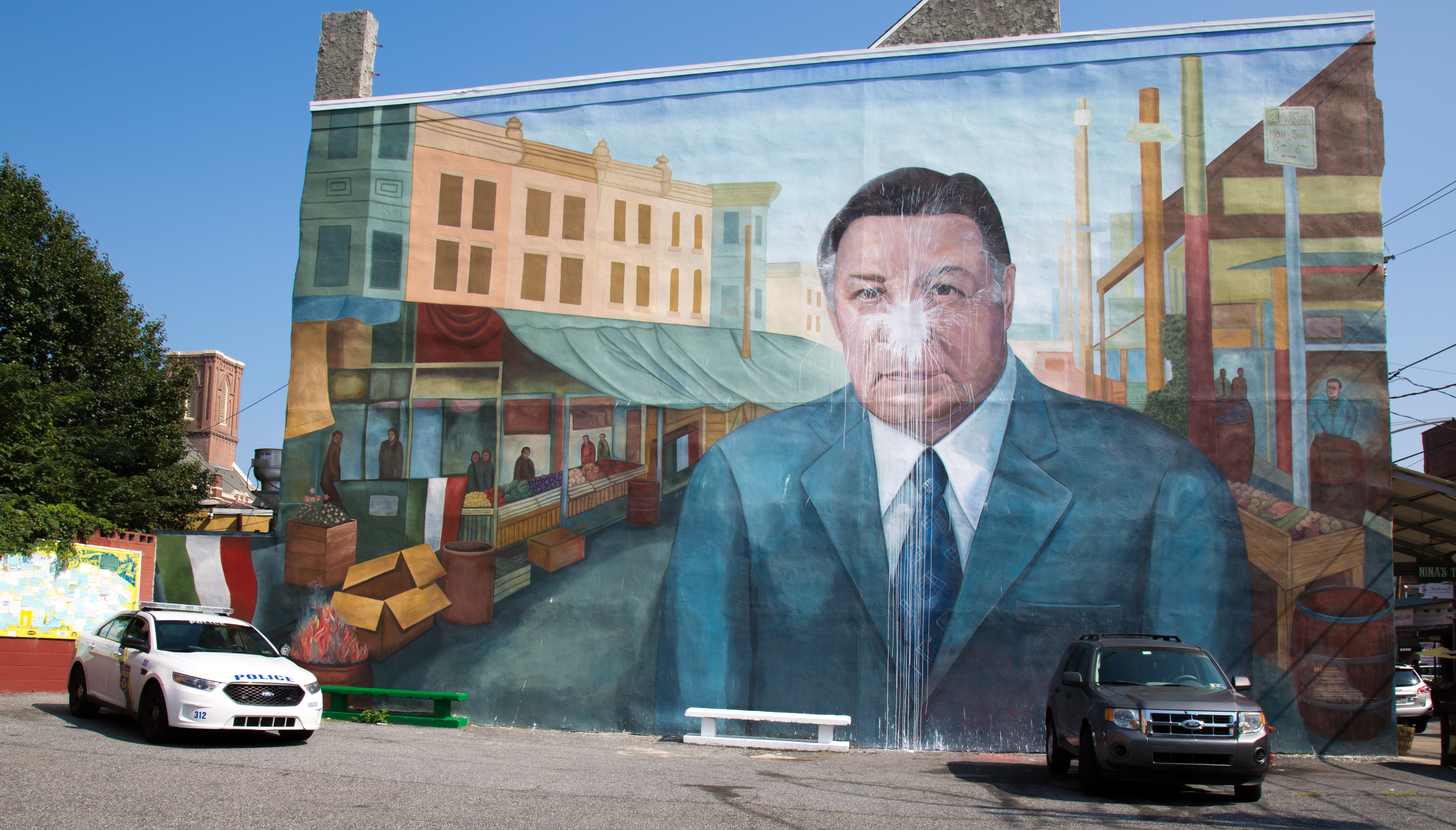 Frank Rizzo mural. Samantha Laub/AL DÍA News 