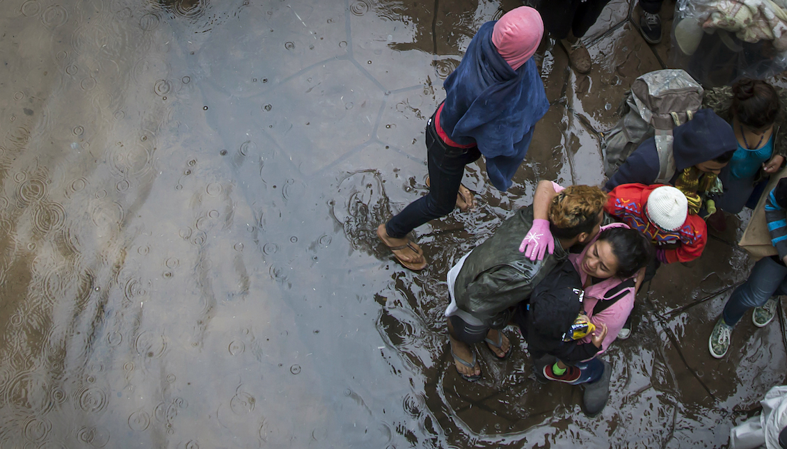 Migrants waiting in Tijuana to cross to the United States to seek asylum. Photo: Cuartoscuro